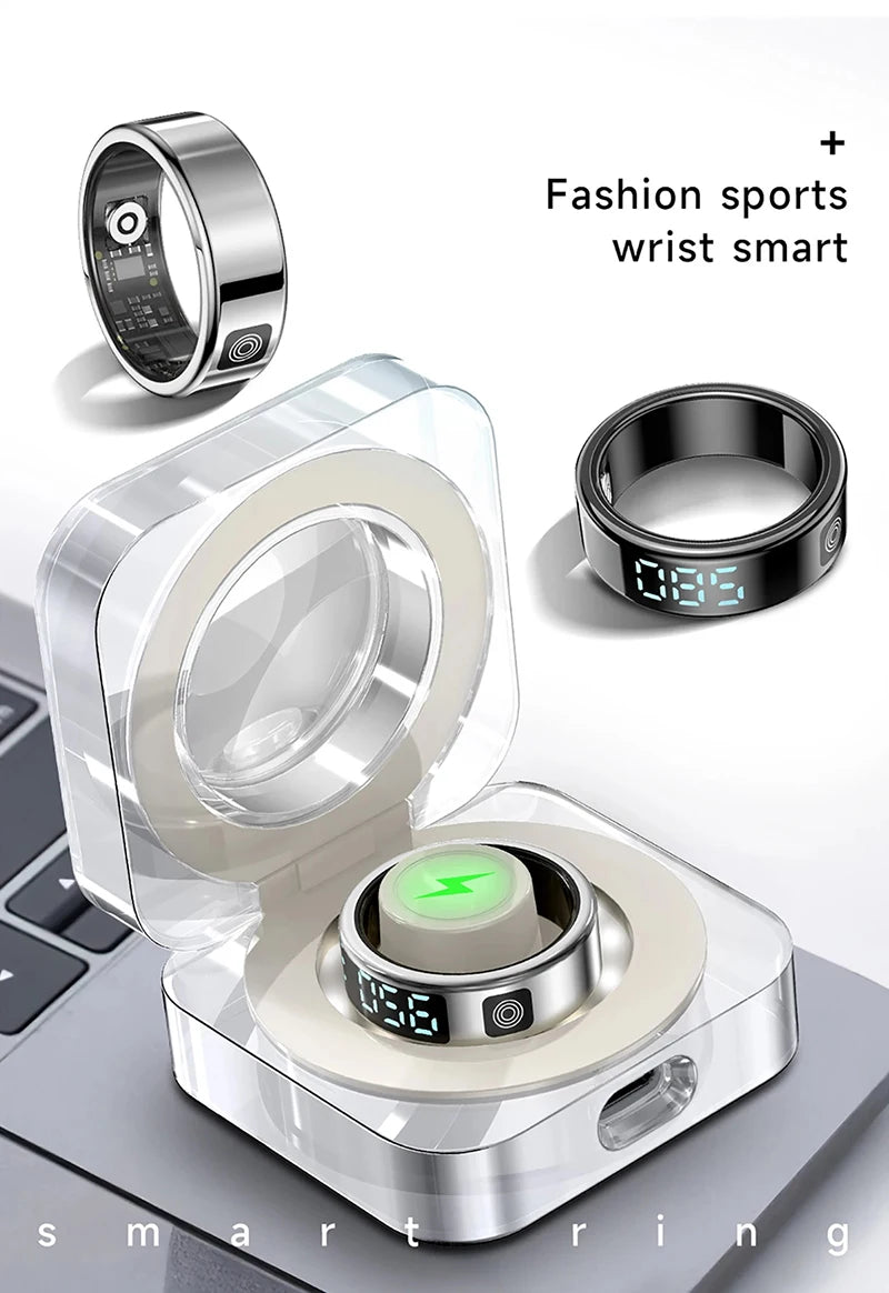 Xiaomi Smart Fitness Ring with Health Tracking & LED Display