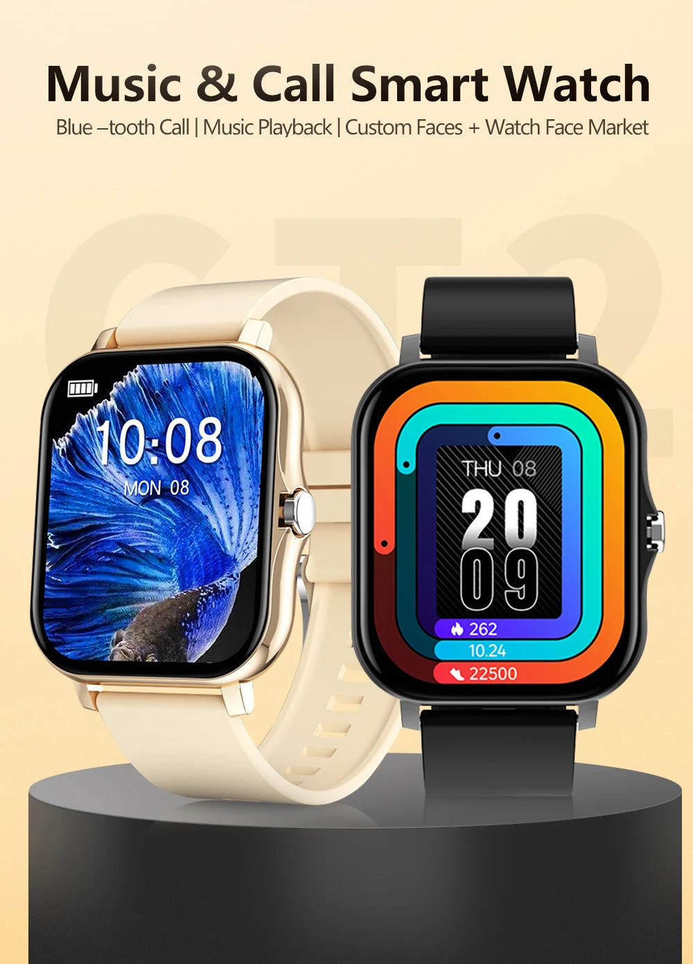 VibeSync™ Y13 Smartwatch Bluetooth Calling, Fitness & Health Tracker
