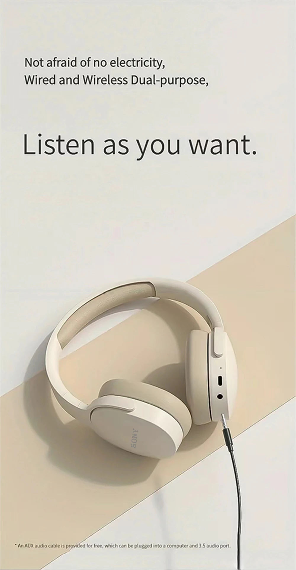 Sony P2961 Wireless Foldable Headphones