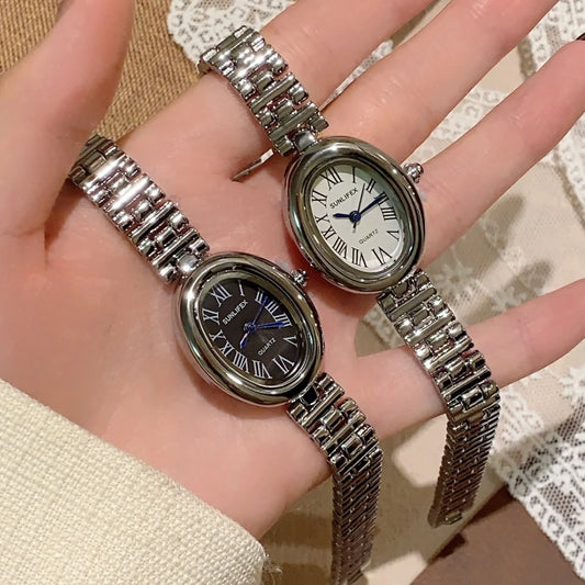 Sunlifex Oval Dial Gold Women’s Quartz Watch