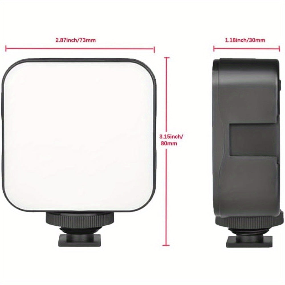 Portable Clip-On Fill Light , USB Rechargeable with 10 Brightness Modes