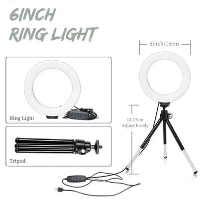 RGB LED Light Panel with Tripod Ideal for Video, Live Streaming & Studio