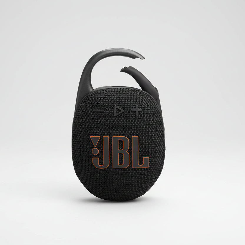 Black JBL speaker with text about 