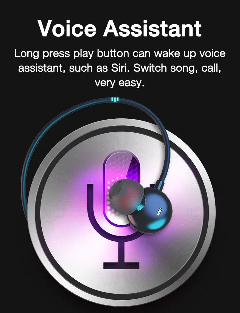 EARDECO 1000mAh Bluetooth Neckband Headphones | Noise Cancelling, Waterproof & Wireless