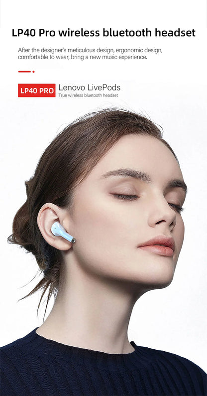 Lenovo LP40 Pro TWS Bluetooth Earbuds
