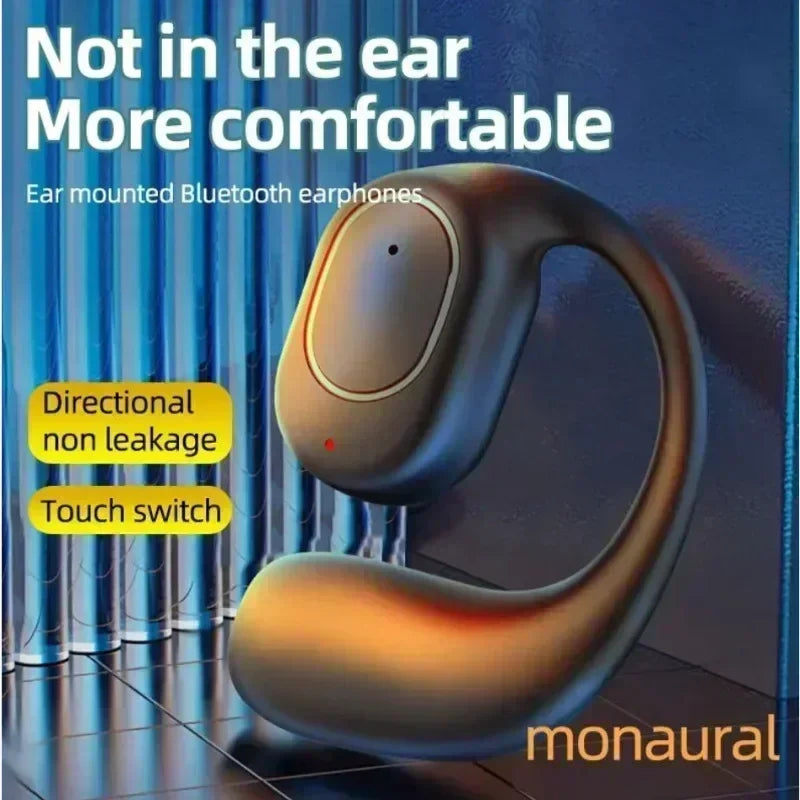 EOENKK Single Ear Wireless Bluetooth Headphone | Left Ear Sports and Driving Earphone with Mic