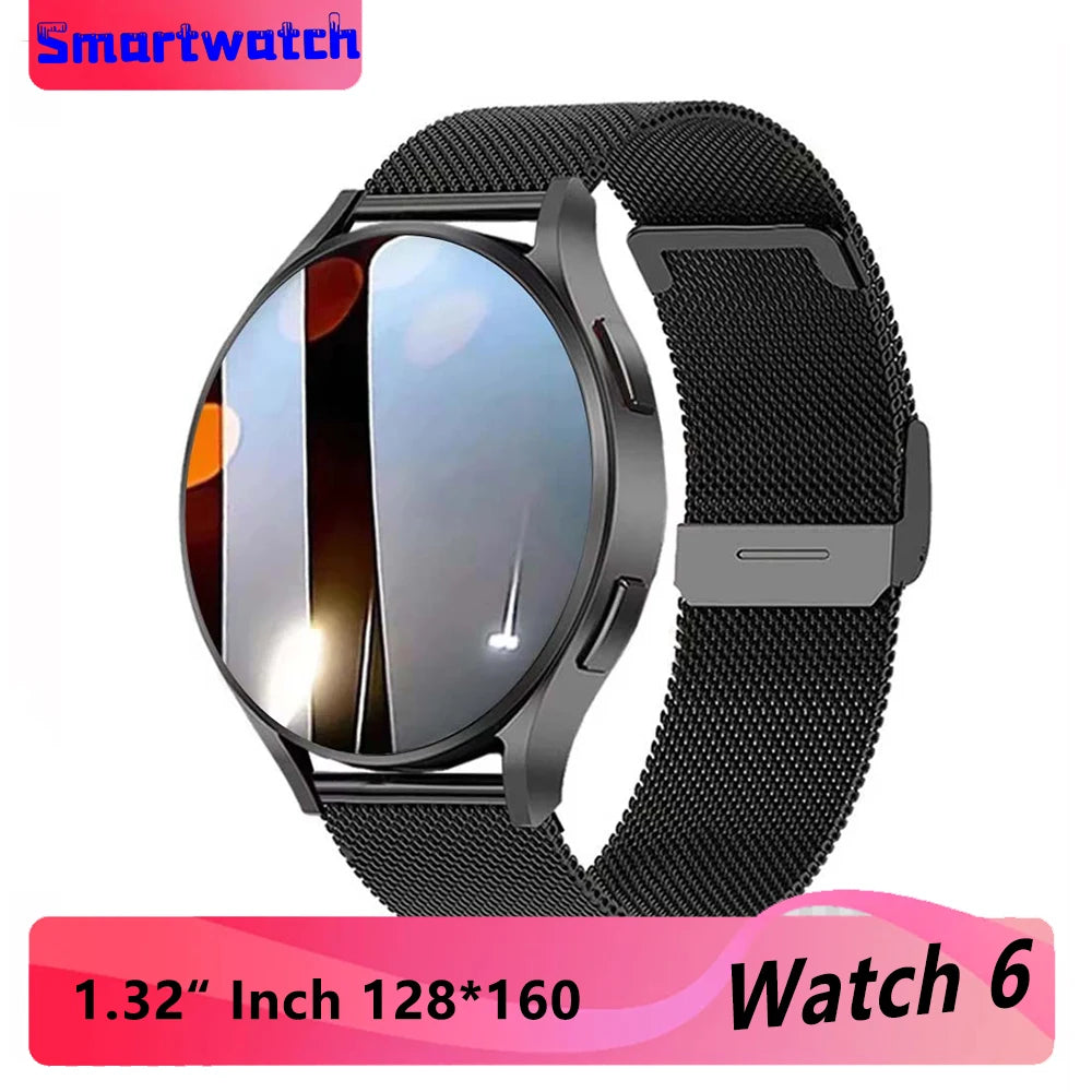 2025 Smart Business Watch for Men, 1.32” Bluetooth Call, Health Monitor, Fitness Tracker