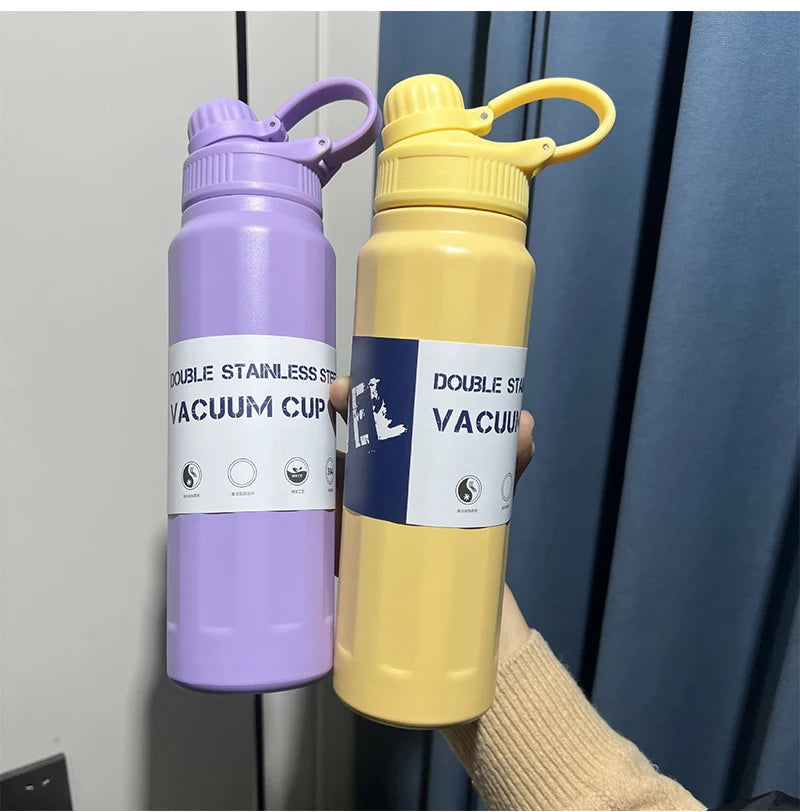 Stainless Steel Thermos Bottle – Large Capacity 840ml