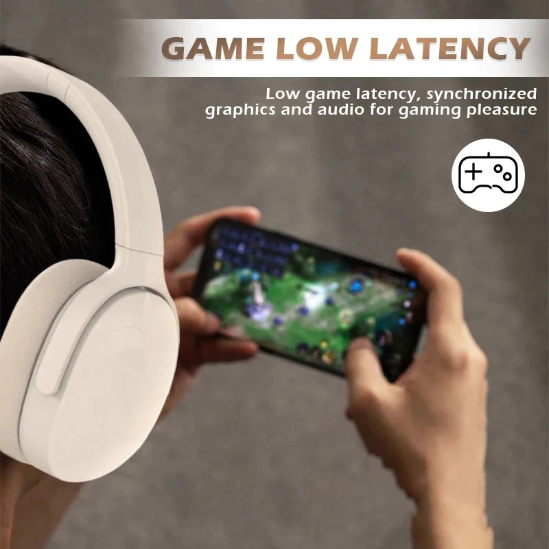 Briame Wireless Bluetooth Stereo Headphones | HIFI Sound, Over-Ear Gaming Headset