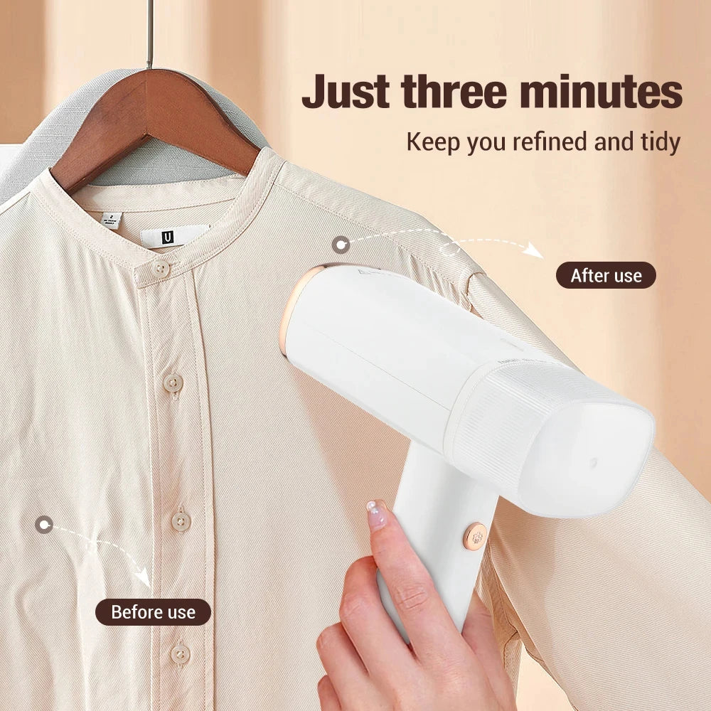Portable Handheld Garment Steamer – 130ml, 1000W Fast-Heat