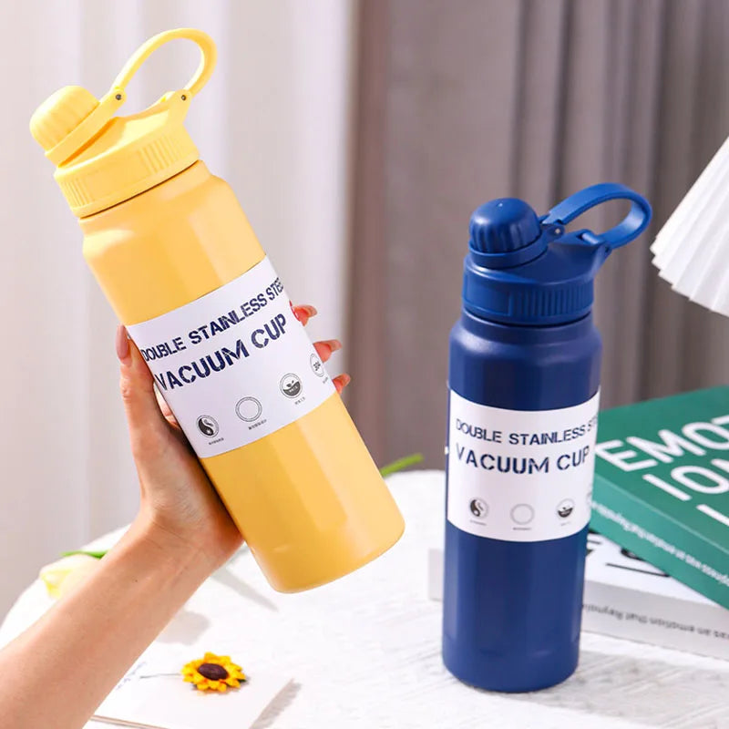 Stainless Steel Thermos Bottle – Large Capacity 840ml