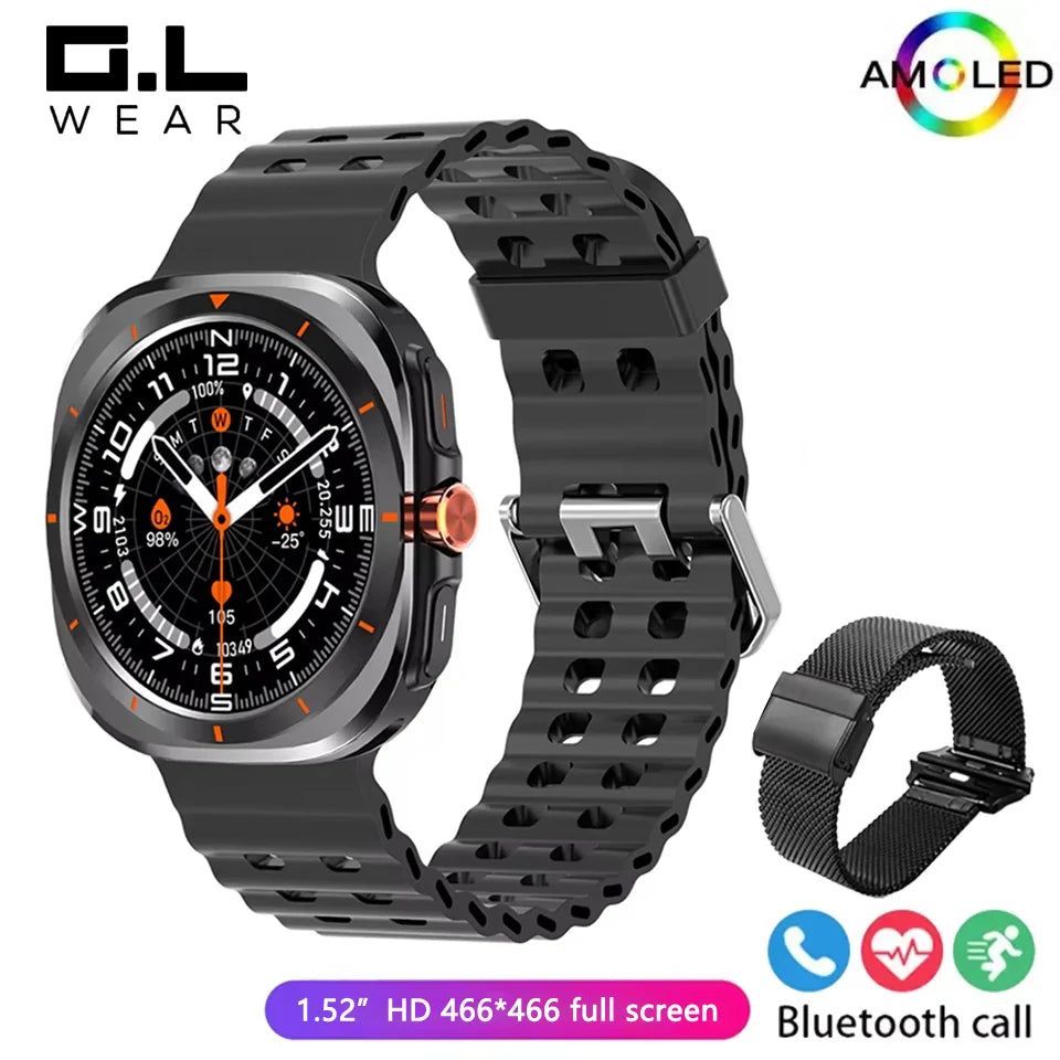 LAXASFIT Men’s AMOLED Smart Watch
