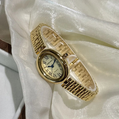 Sunlifex Oval Dial Gold Women’s Quartz Watch