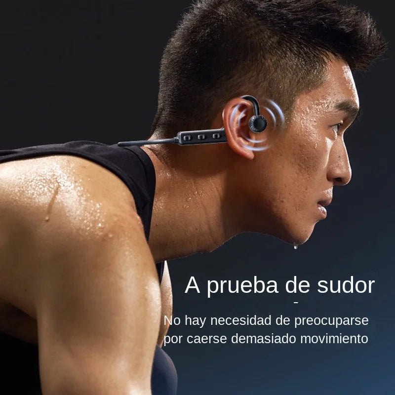 Bone Conduction Wireless Bluetooth Sports Earphones, Ear-Hook