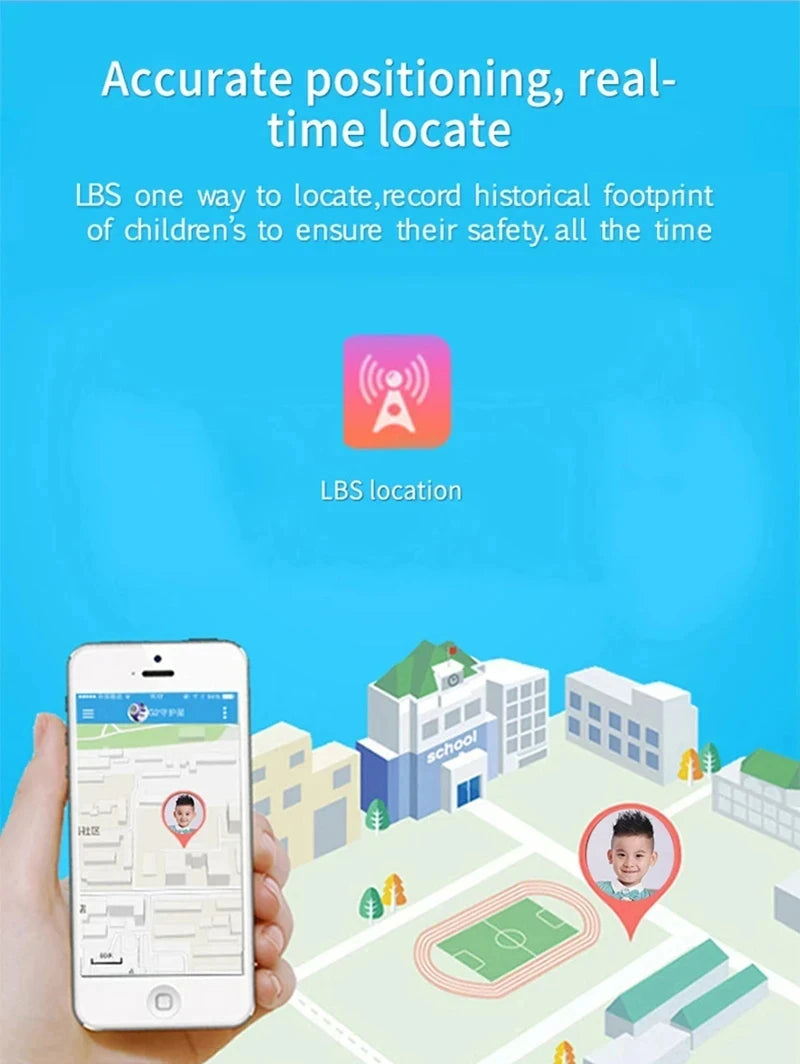 Xiaomi Kids Smart Watch: GPS Tracker & SOS Call