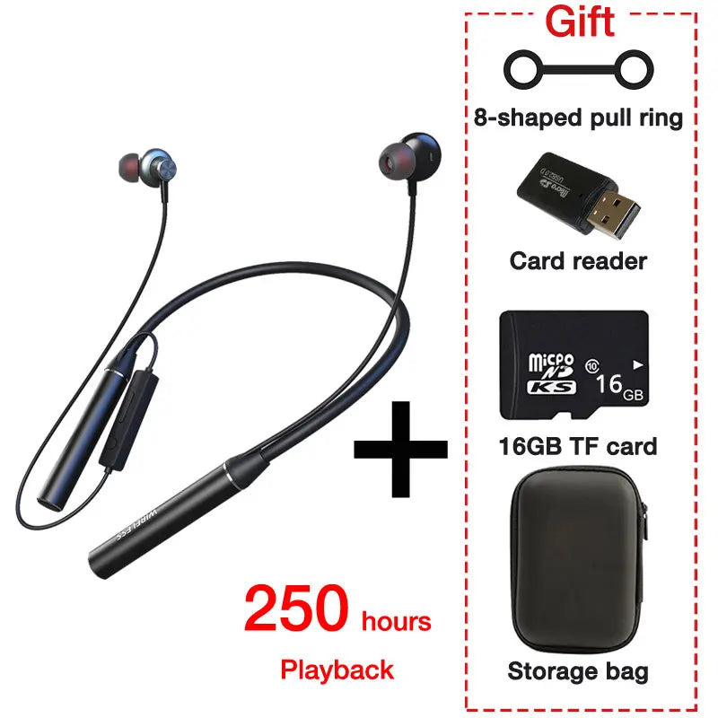 EARDECO 1000mAh Bluetooth Neckband Headphones | Noise Cancelling, Waterproof & Wireless