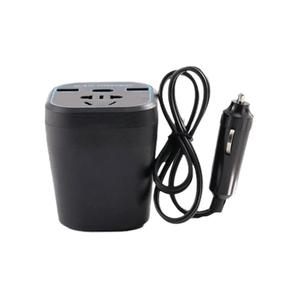 12V/24V Car Power Inverter 200W, Auto QC3.0 with 3 USB Ports & LED Display