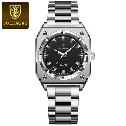 POEDAGAR Luxury Square Women’s Quartz Watch