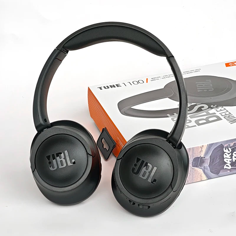 JBL TUNE 1100 Wireless Bluetooth Headphones with Mic | Foldable Over-Ear Headset