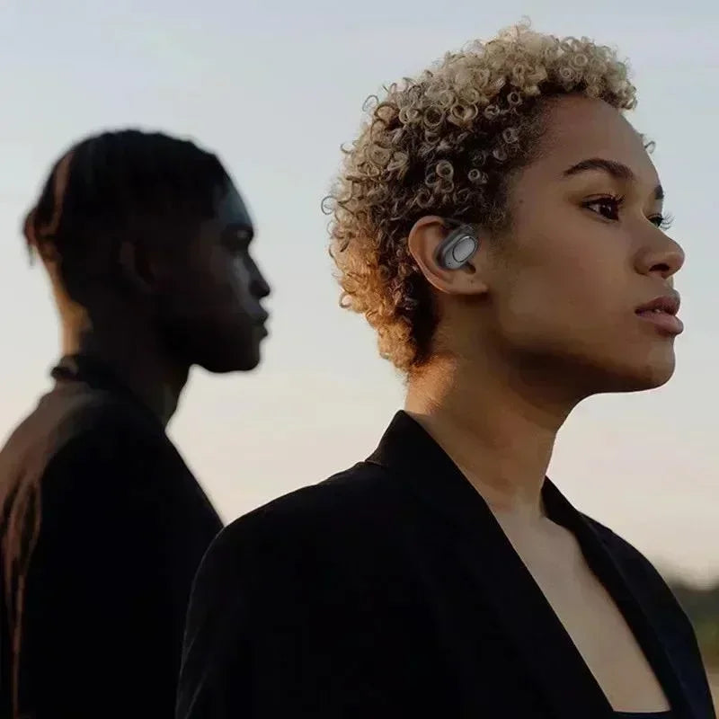 EOENKK Single Ear Wireless Bluetooth Headphone | Left Ear Sports and Driving Earphone with Mic