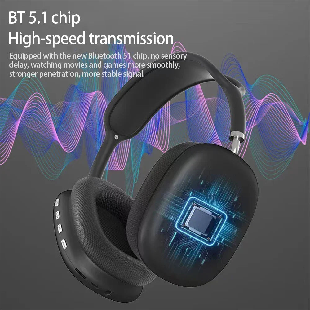 SoundPulse P9™ Wireless Bluetooth Earbuds with Charging Case & Touch Control