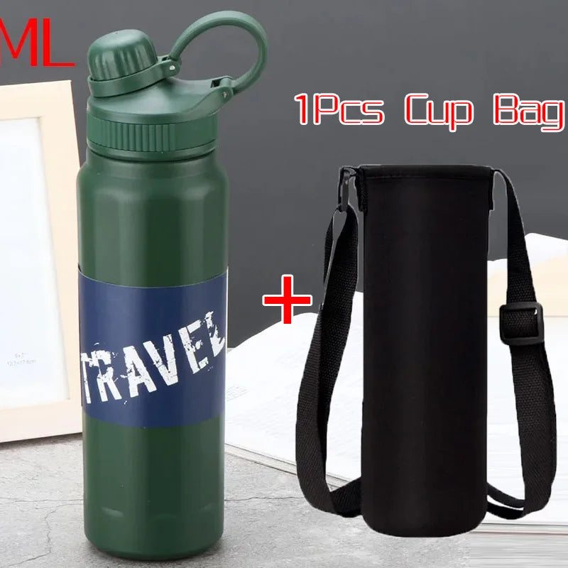 Stainless Steel Thermos Bottle – Large Capacity 840ml