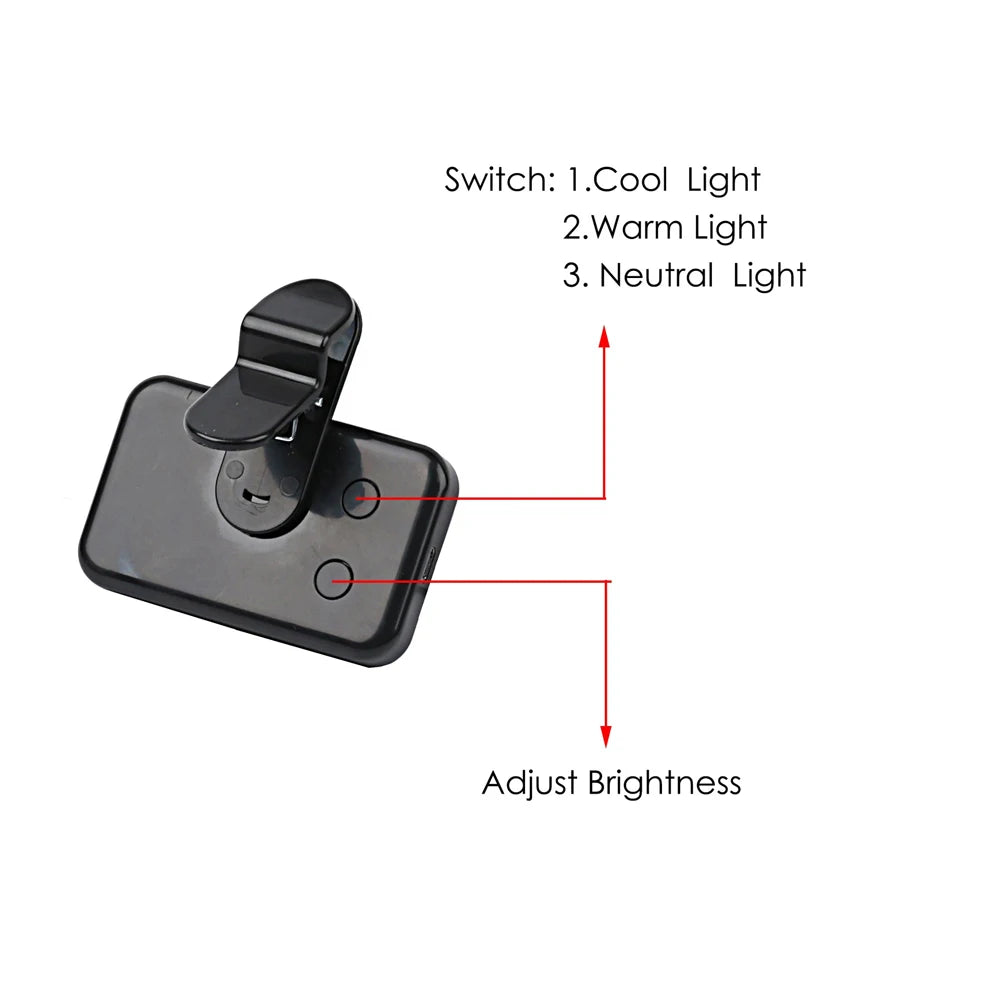 GlowClip Mini™ Portable Rechargeable Selfie Fill Light