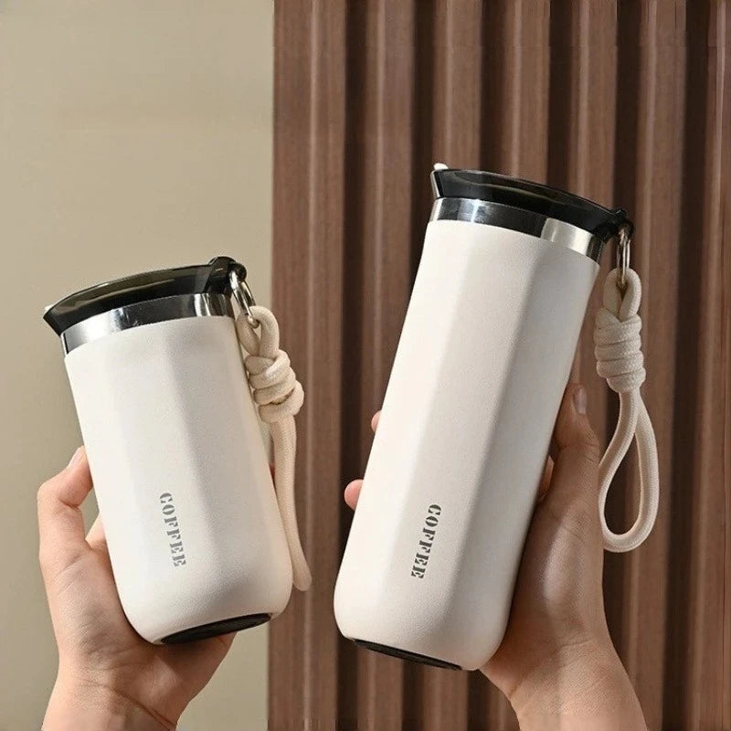 Vacuum Coffee Tumbler, Stainless Steel Thermal Mug, 350ml