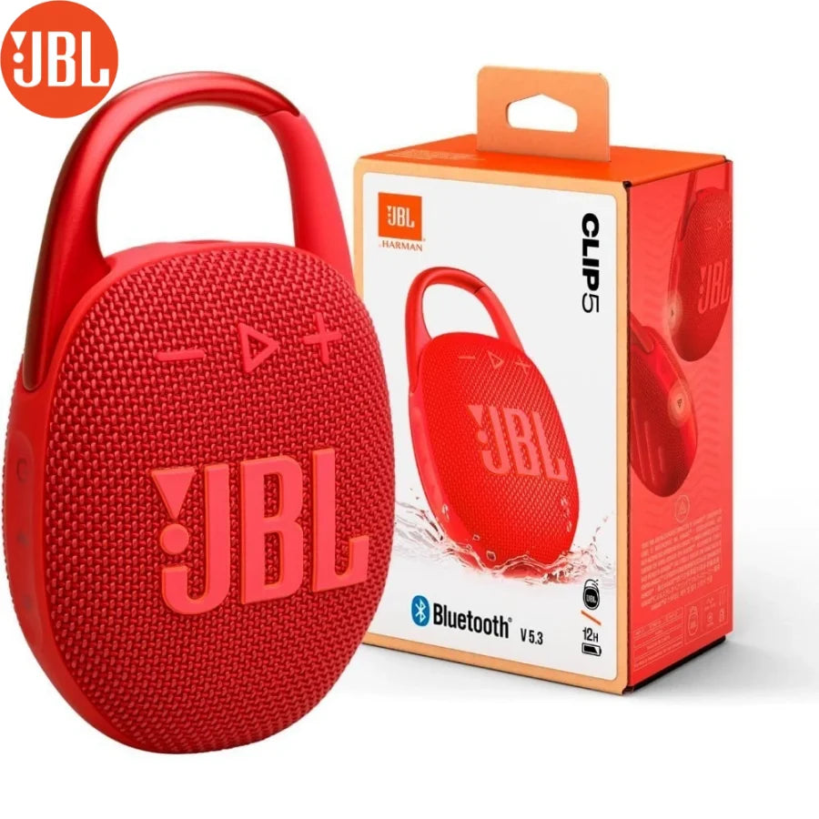 JBL Clip 5 Portable Bluetooth Speaker. Ultra Compact, IP67 Waterproof, 12H Playtime