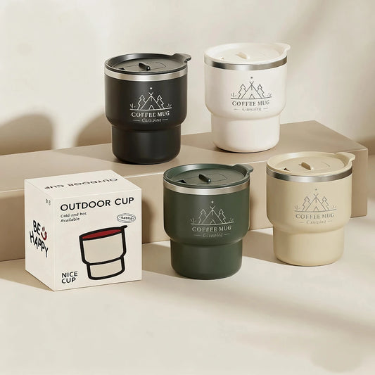 Thermal Cup a 304 Stainless Steel Double Layer Insulated Mug, 400ml