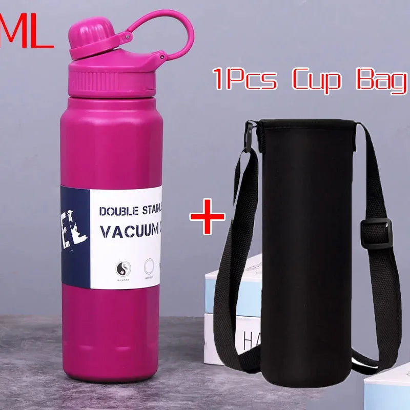 Stainless Steel Thermos Bottle – Large Capacity 840ml