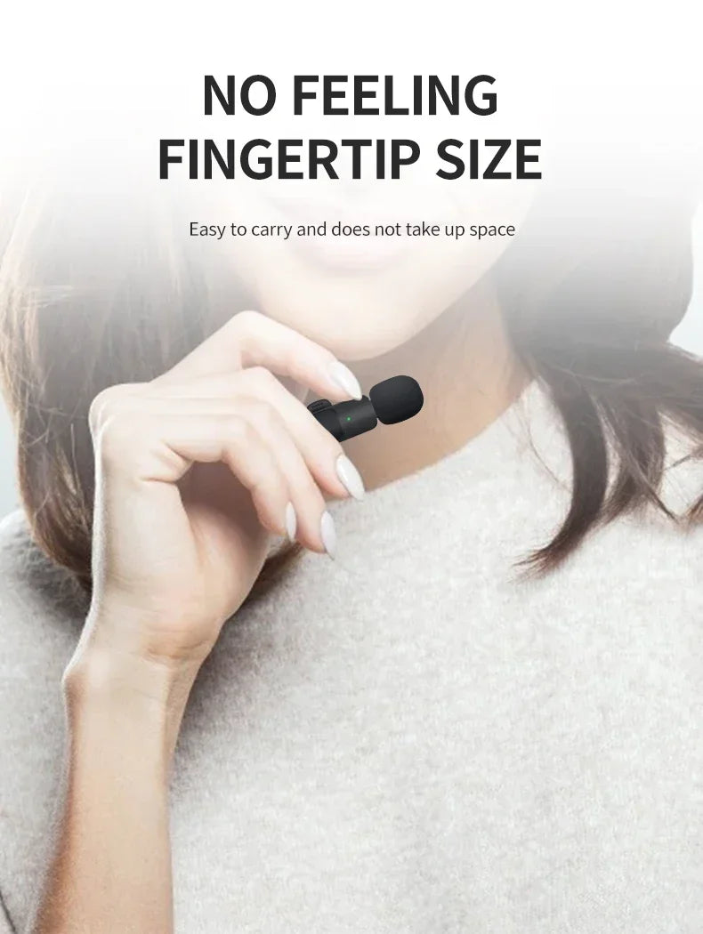 Basix Wireless Lavalier Microphone for iPhone | Mini Vlog and YouTube Mic