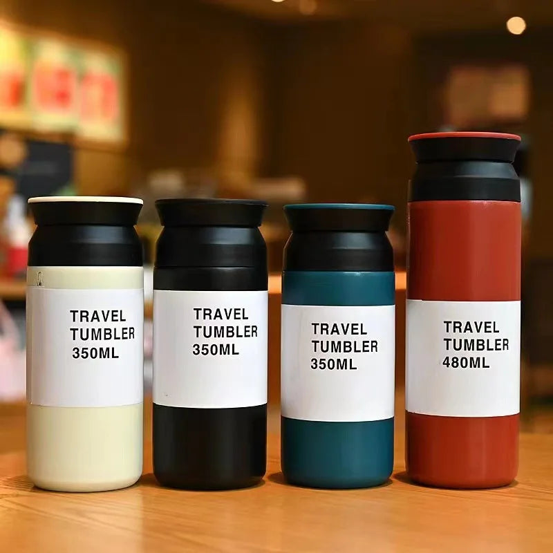 Stainless Steel Thermos Cup – Insulated Coffee Mug, 500ml