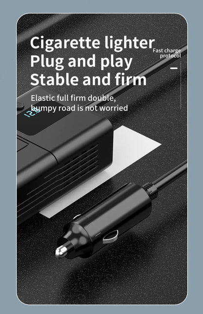 Car Inverter Car Cigarette Iighter 12v Can Be Converted To 110v Or 220v Power Conversion Fast Charger Car Socket Multi-Function