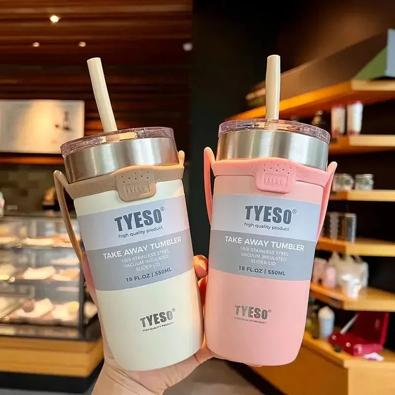 Stainless Steel Coffee Mug – Double Thermos Bottle, 550/710ml