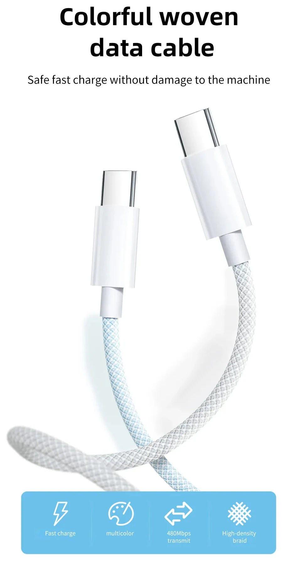 Vumpach 60W 6A USB C to C Fast Charging Cable