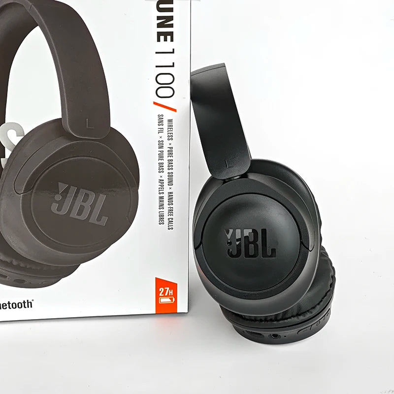 JBL TUNE 1100 Wireless Bluetooth Headphones with Mic | Foldable Over-Ear Headset