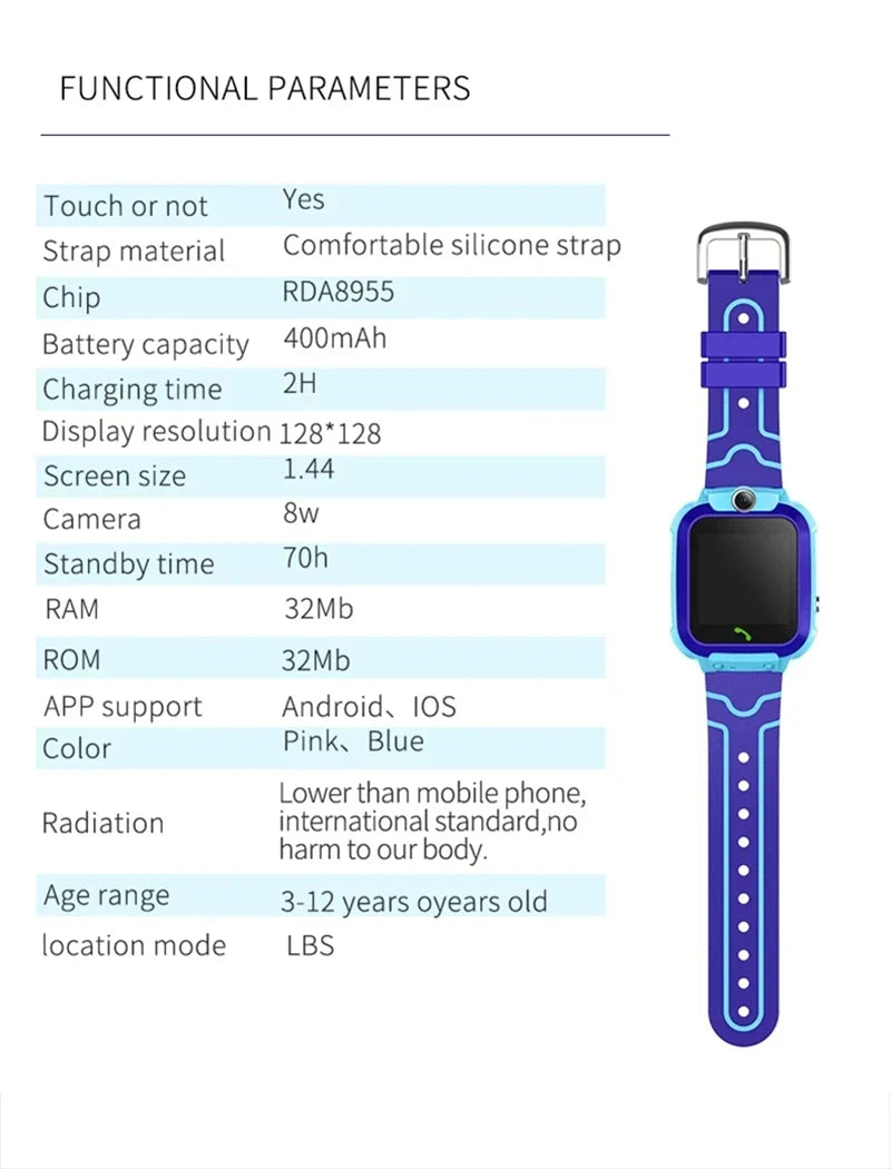 Xiaomi Kids Smart Watch: GPS Tracker & SOS Call