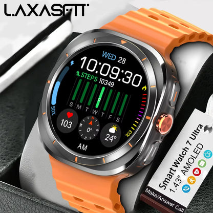 LAXASFIT Men’s AMOLED Smart Watch