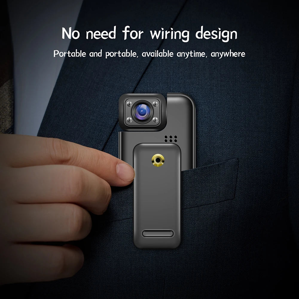 Ultra HD 4K WiFi Mini Body Camera with Night Vision
