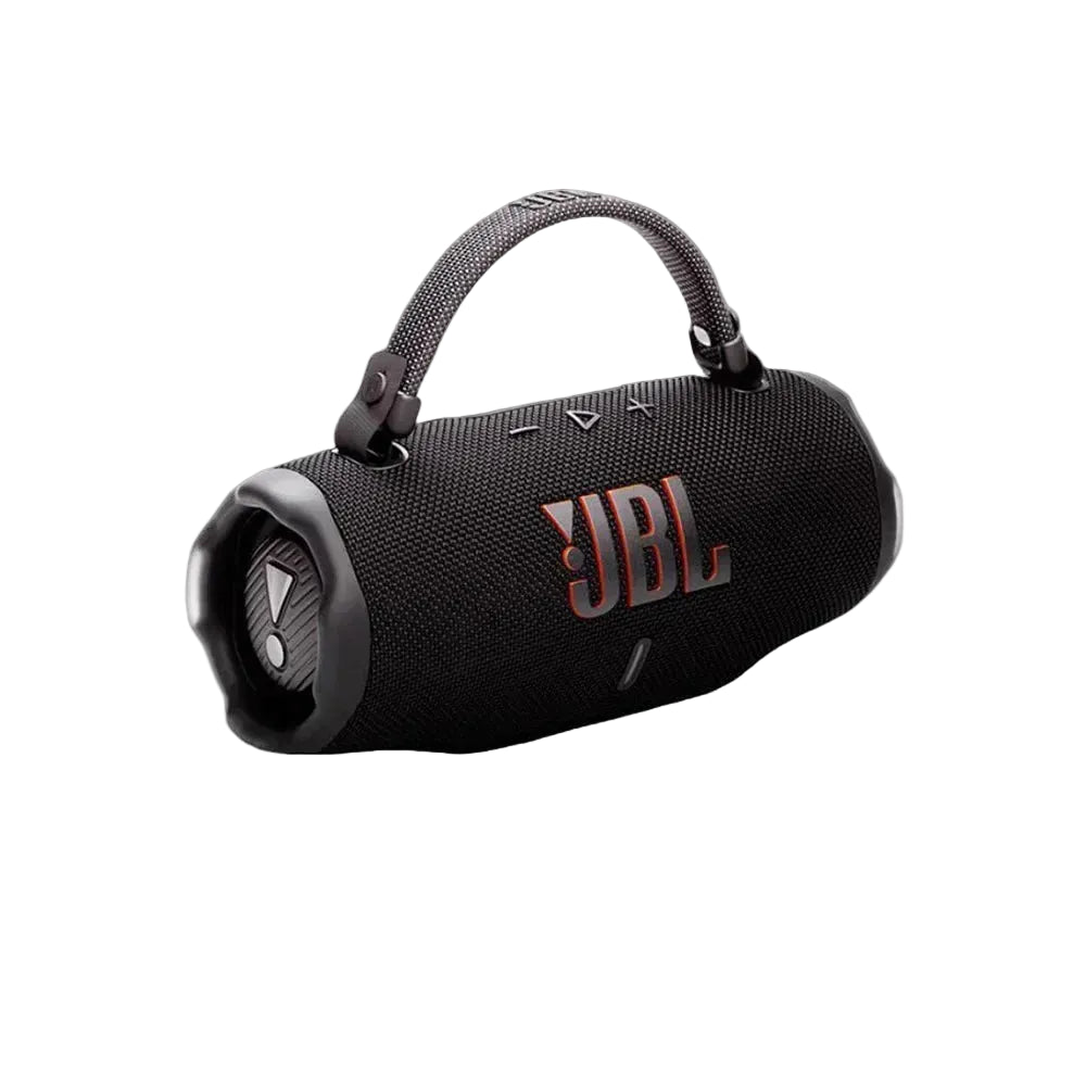 Black JBL speaker with colorful shopping cart graphics and 'Hot Selling Products' text on a white background.