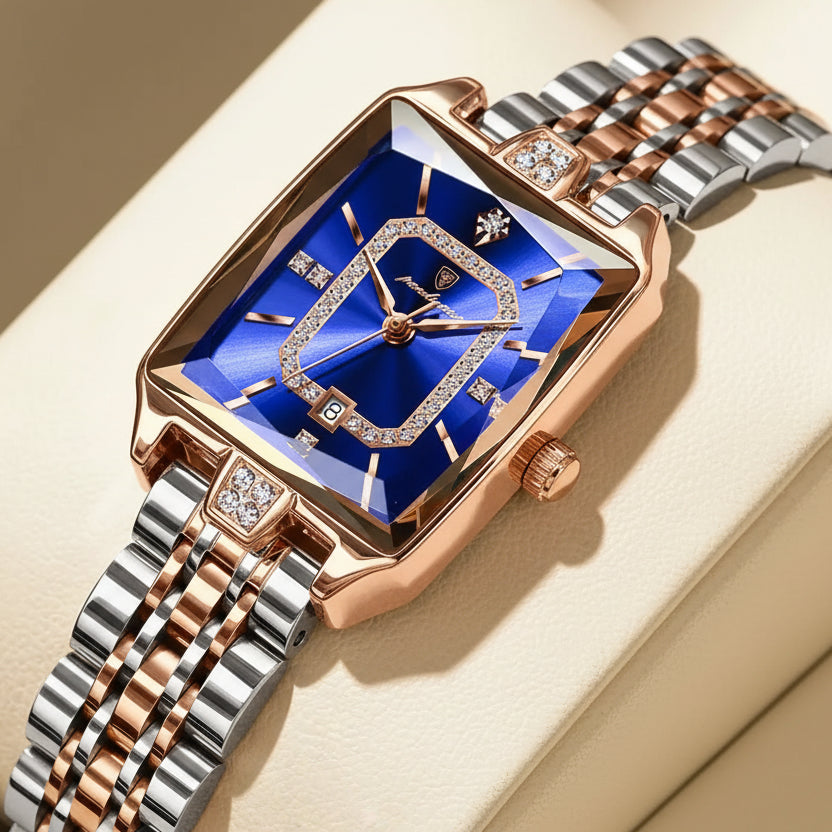 POEDAGAR Luxury Rectangle Women’s Quartz Watch