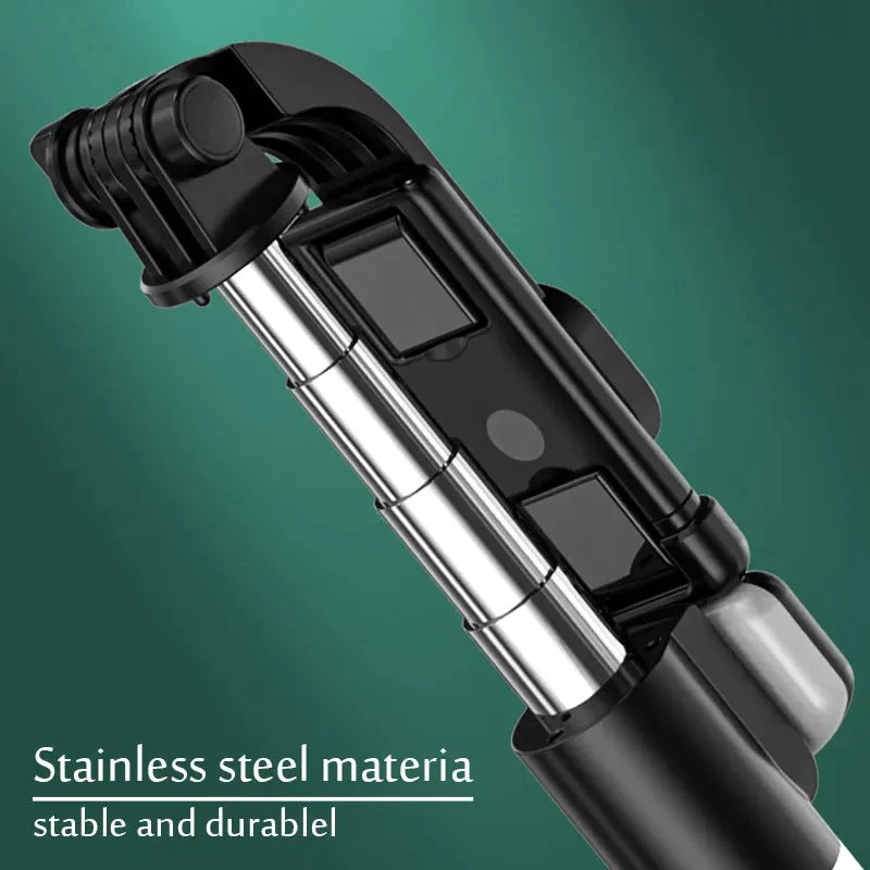 GlowShot Pro™ Wireless Bluetooth Selfie Stick & Tripod with Fill Light