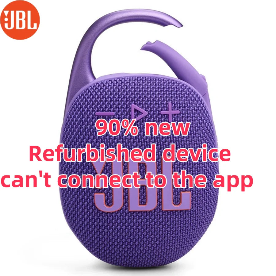 JBL Clip 5 Portable Bluetooth Speaker. Ultra Compact, IP67 Waterproof, 12H Playtime