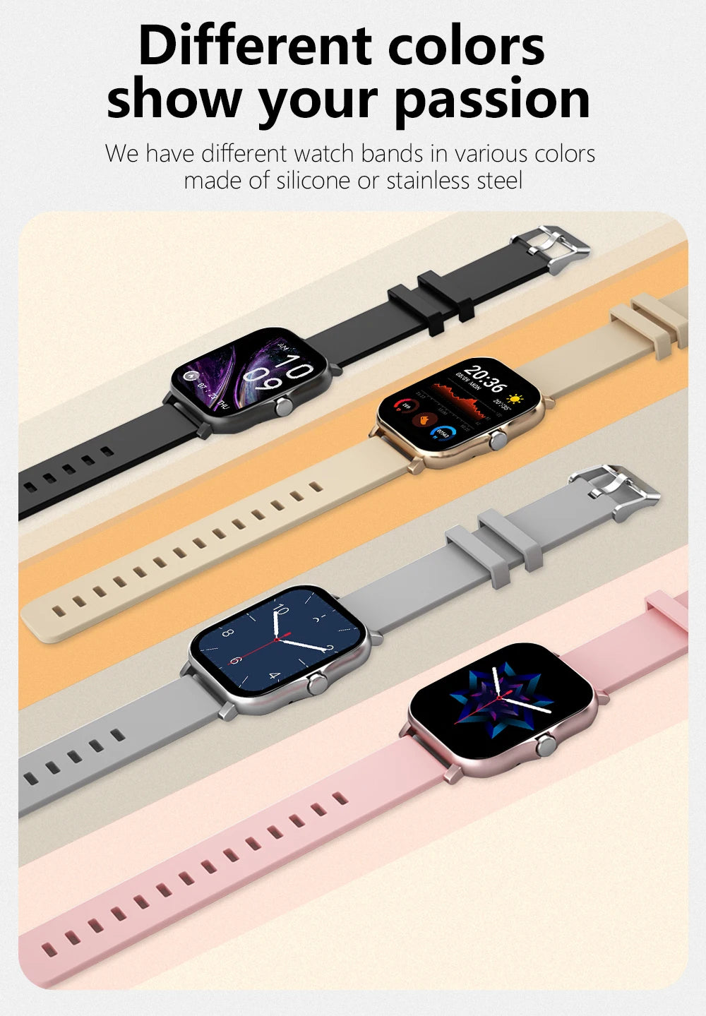 VibeSync™ Y13 Smartwatch Bluetooth Calling, Fitness & Health Tracker