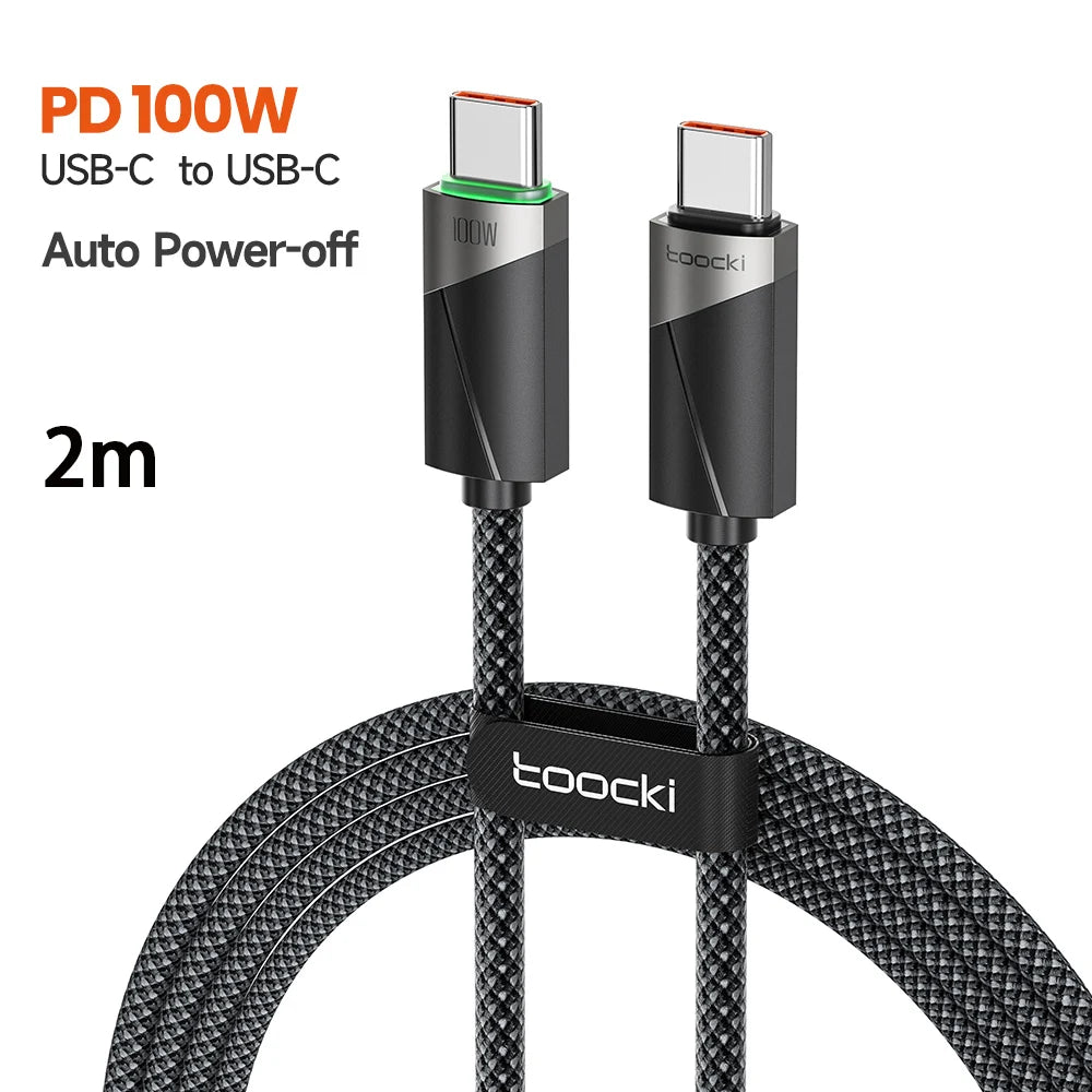 Toocki 3-in-1 USB C Cable Fast Charging for iPhone and Android