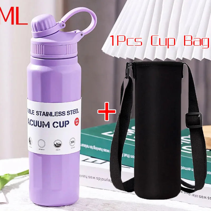 Stainless Steel Thermos Bottle – Large Capacity 840ml