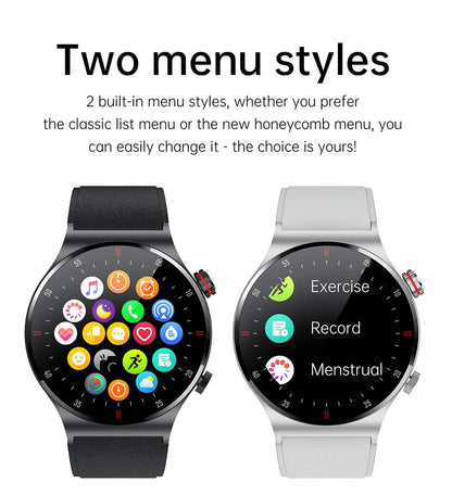 ChiBear NFC Smart Watch Men AMOLED GPS Bluetooth Call