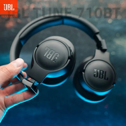 Original JBL Tune 710BT Over-Ear Bluetooth Foldable Headphones