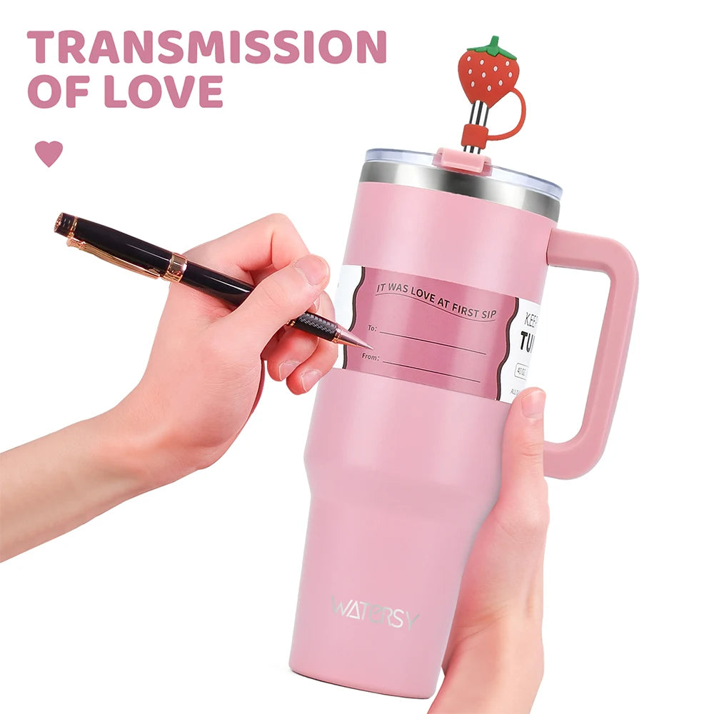 Stainless Steel Tumbler – 30oz/40oz Double-Wall Thermal Bottle